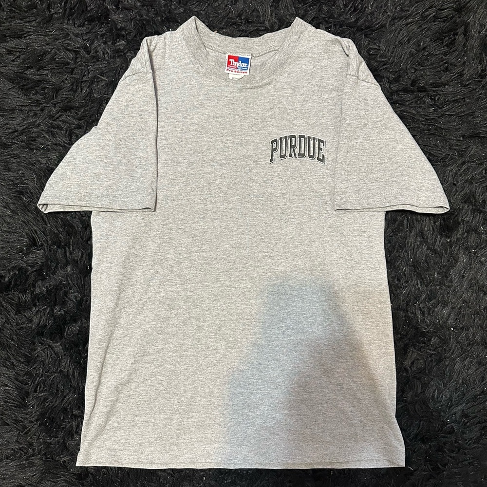 Vintage Taylor Sportswear Purdue University Boilermakers Heavy Basic T-Shirt